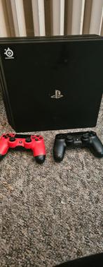 PS4 Pro met 2 controllers, Spelcomputers en Games, Spelcomputers | Sony PlayStation 4, Ophalen of Verzenden, Gebruikt, Met 2 controllers