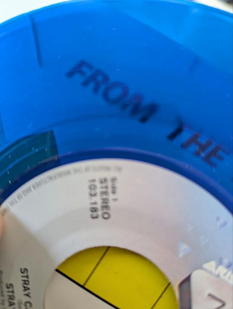 The Straycats - Stray Cat Strut ( Blue Vinyl single), Ophalen of Verzenden, Gebruikt, Pop, Single