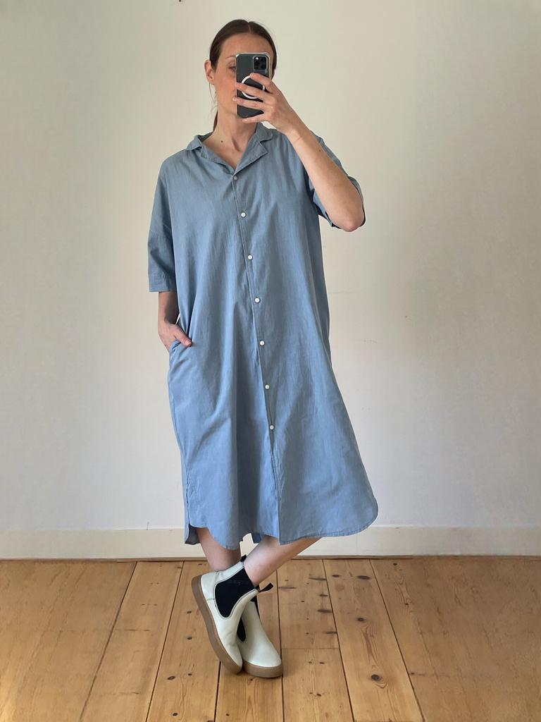 Aiayu - oversized shirt dress - XS/S - np €250, Blauw, Ophalen of Verzenden, Zo goed als nieuw, Maat 34 (XS) of kleiner
