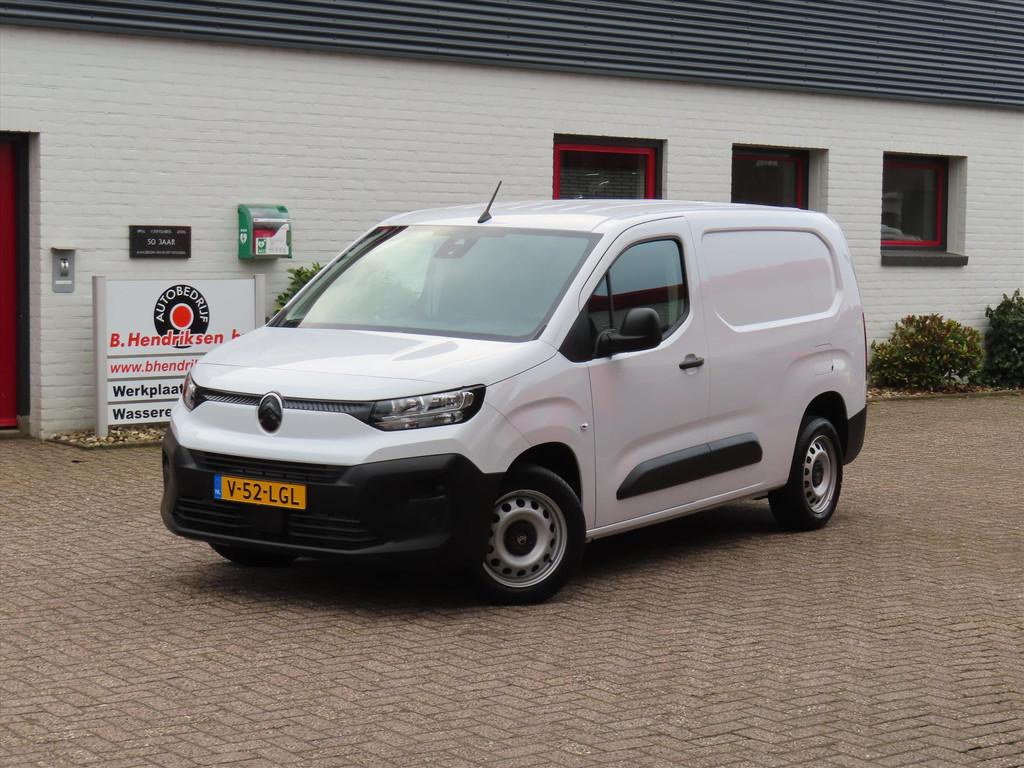 Citroen Berlingo Van GB 1.5 BlueHDi 100pk L2/ Airco/ Bluetoo, Auto's, Bestelauto's, Voorwielaandrijving, Stof, 4 cilinders, Citroën
