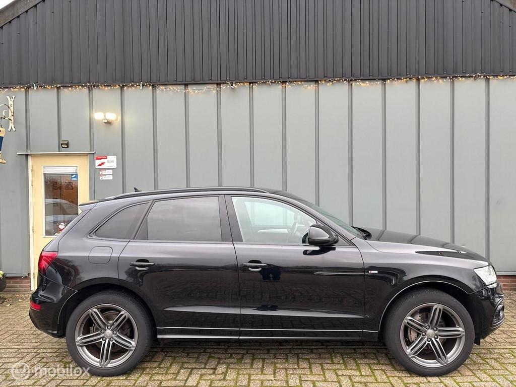 Audi Q5 2.0 TDI quattro Adrenalin Sport AUTOMAAT//CLIMA//NAV, Auto's, Audi, Automaat, Euro 6, Zwart, Leder