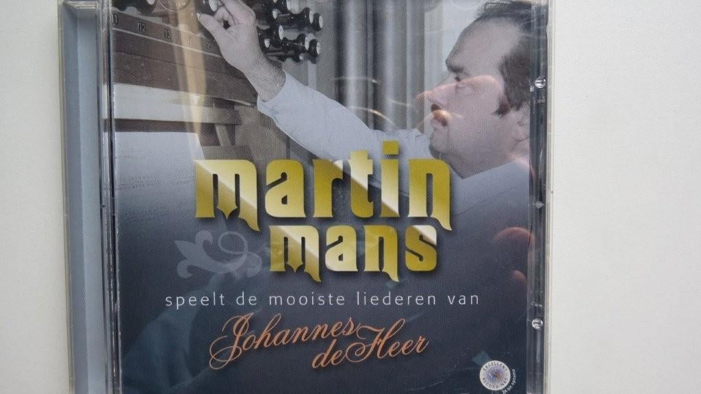 Cd orgel: Martin Mans speelt liederen van Johannes de Heer, Ophalen of Verzenden, Zo goed als nieuw, Gospel