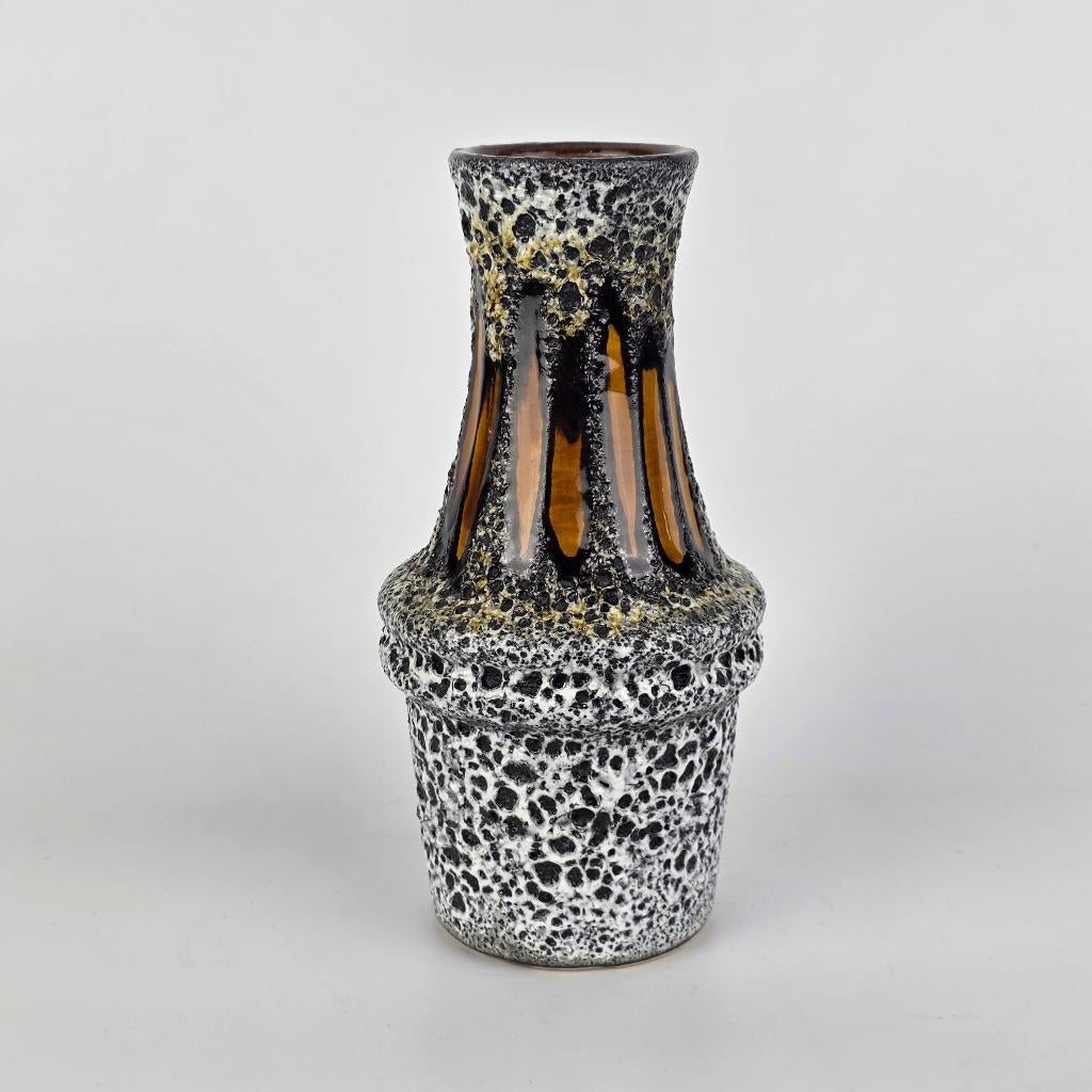 Vintage West-Duitse Fat Lava vaas. Scheurich 209-18, Antiek en Kunst, Antiek | Vazen, Ophalen