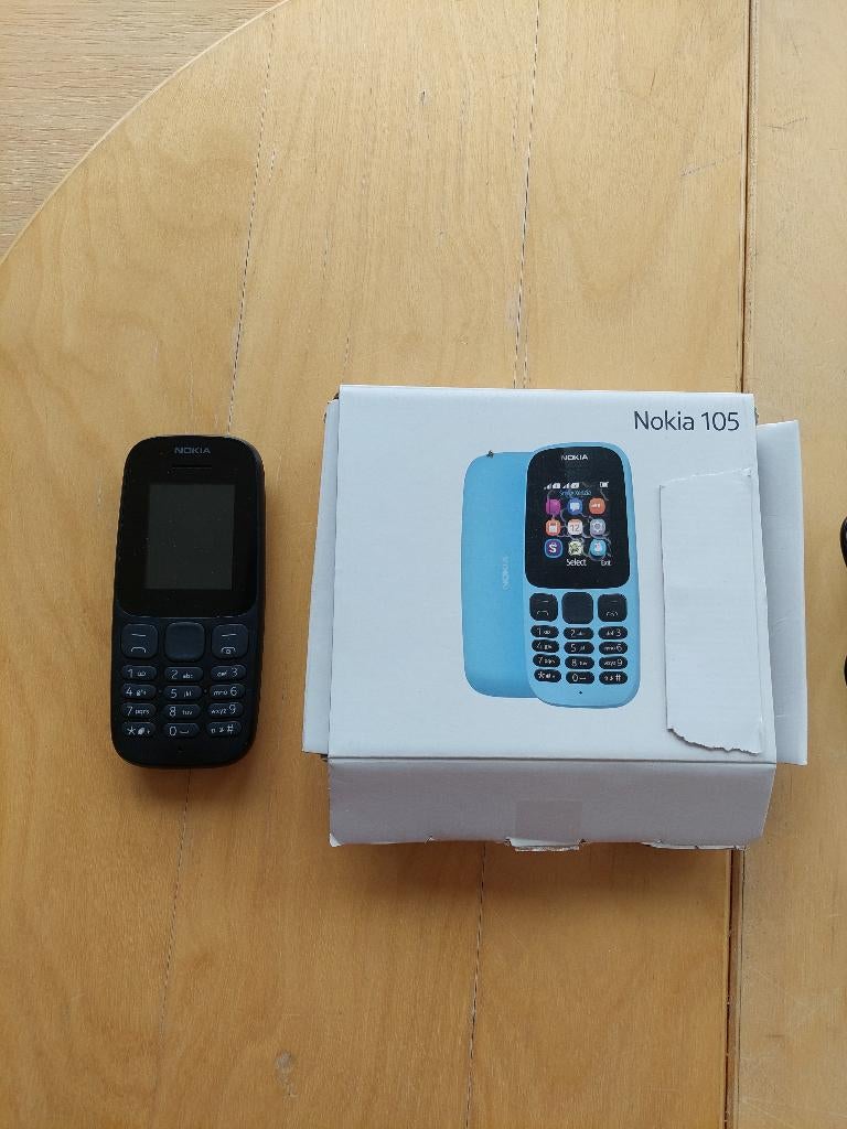 Nokia 105 Mobiele telefoon, Telecommunicatie, Ophalen, Overige modellen, Zwart, Zo goed als nieuw