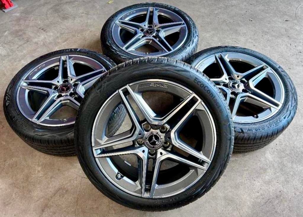 Originele Mercedes E-klasse W213 18" Breedset Velgen, Auto-onderdelen, Banden en Velgen, 18 inch, Gebruikt, Banden en Velgen, Ophalen of Verzenden