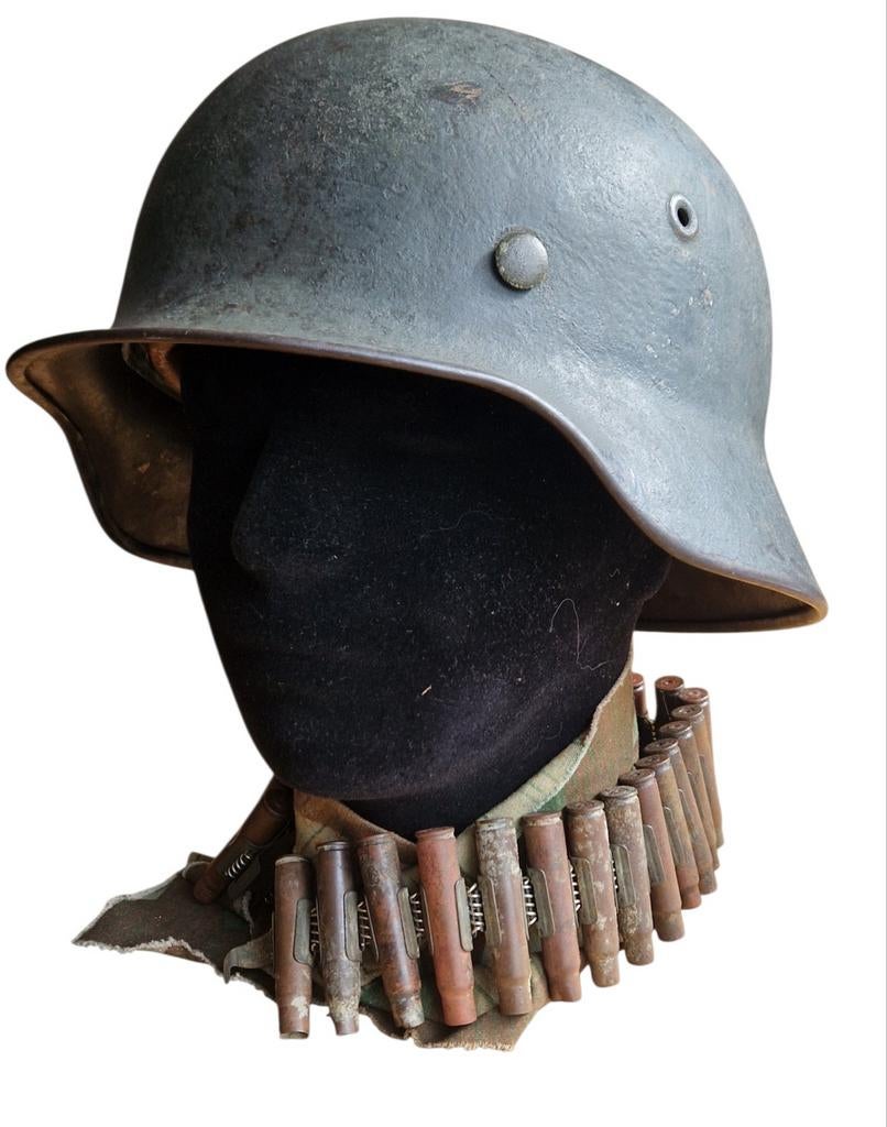 M40 SD Wehrmacht Heer Staalhelm, Ophalen of Verzenden, Landmacht, Duitsland, Helm of Baret