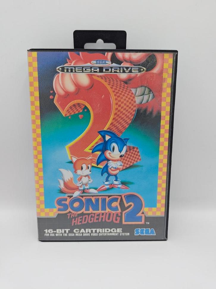 Sonic The Hedgehog 2 - Sega Mega Drive (PAL), Spelcomputers en Games, Games | Sega, Gebruikt, Mega Drive, Platform, 2 spelers