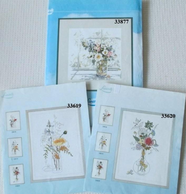 Borduurpatroon,Borduren,Kruissteek,Lanarte,33877,33619,33620, Hobby en Vrije tijd, Borduren en Borduurmachines, Zo goed als nieuw