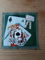 Stans kaart opleg met 3d plaatje kaartspel en dobbelstenen, Ophalen of Verzenden, Nieuw, Overige thema's