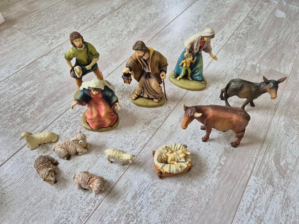 Bergische Krippe kerststal figuren, Ophalen of Verzenden, Zo goed als nieuw