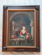 Oude schilderij,Kunstenaar Gerard Dou 1960, Antiek en Kunst, Ophalen of Verzenden