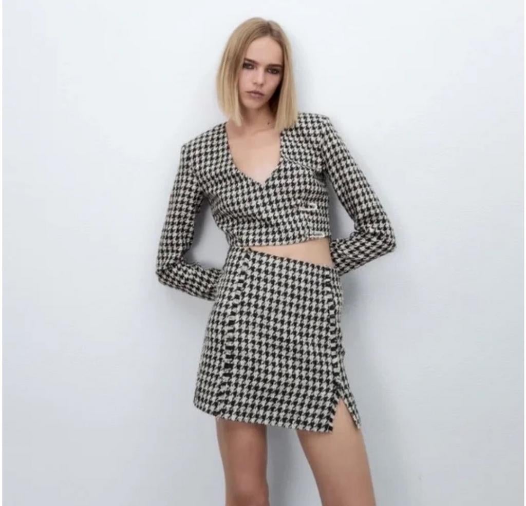 Zara crop blazer maat L - nieuw staat, Kleding | Dames, Ophalen of Verzenden, Nieuw, Maat 38/40 (M)