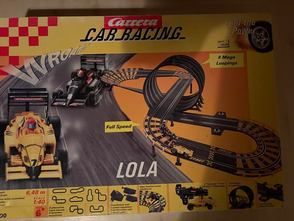 Carrera racebaan Lola, Carrera, Ophalen of Verzenden, Met looping, Elektrisch