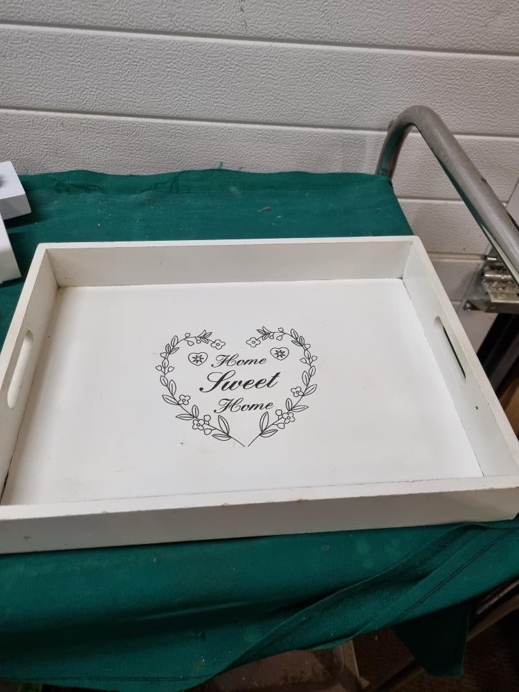 dienblad home sweet home, Ophalen of Verzenden, 'T Olde Gre-j, Info@toldegrej.nl, Endepoelstraat 20f Didam