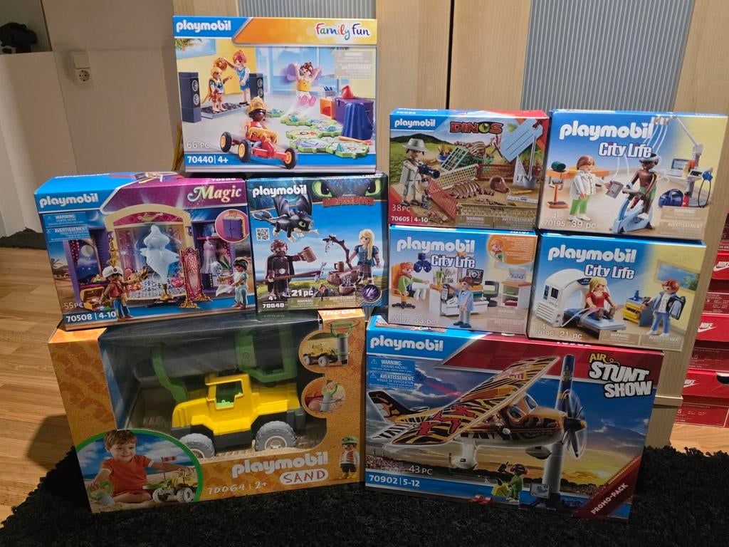 Playmobil sets - nieuw in doos - ziekenhuis dragons auto etc, Kinderen en Baby's, Ophalen of Verzenden, Nieuw, Complete set