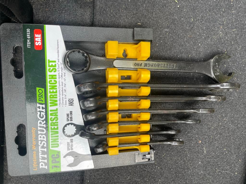 Pittsburgh Pro 7-delige sleutelset, Ophalen, Nieuw