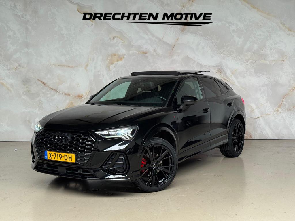 Audi Q3 Sportback 35 TFSI Pro Line S Pano / 360 / Leder /, Auto's, 4 cilinders, 150 pk, 1505 kg, Zwart