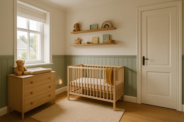 lambrisering voor kinderkamer, Ophalen, Nieuw