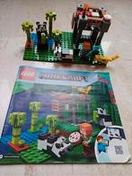 Lego Minecraft 21158 De Bamboebos met Alex en panda's, Ophalen of Verzenden, Zo goed als nieuw, Complete set, Lego