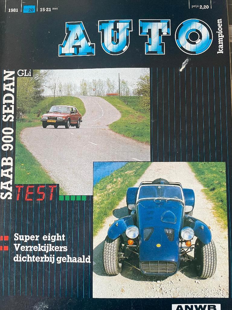 Test van SAAB 900 Sedan in complete Autokampioen 1981, Nieuw, Ophalen of Verzenden, Autokampioen, Overige merken