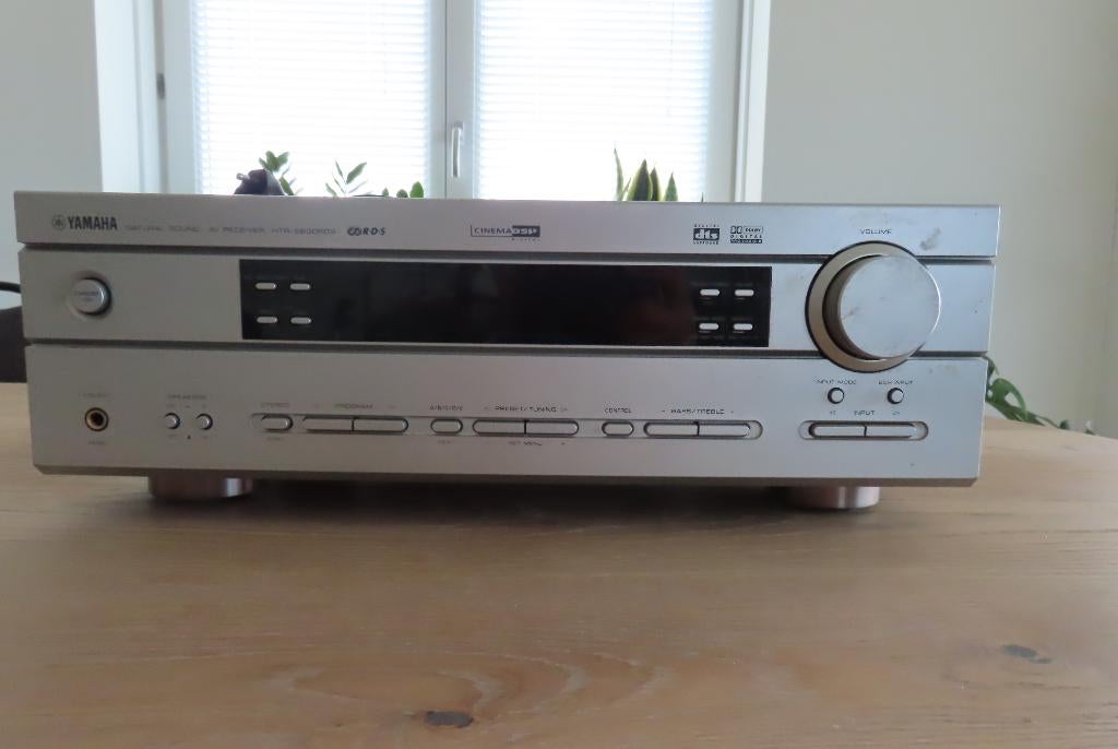 Yamaha HTR-5630  5.1 home cinema-receiver, zilverkleurig., Ophalen, Gebruikt, Yamaha, 60 tot 120 watt