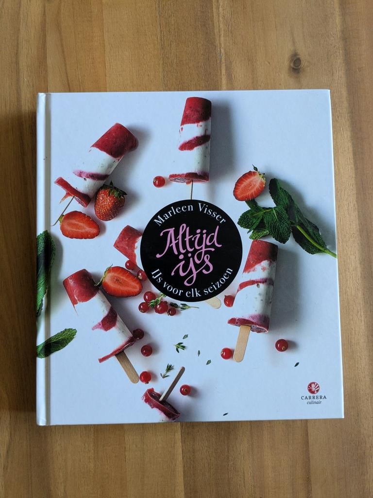Kookboek Altijd ijs: ijs voor elk seizoen - Marleen Visser, Boeken, Ophalen of Verzenden, Marleen Visser, Overige gebieden, Taart, Gebak en Desserts