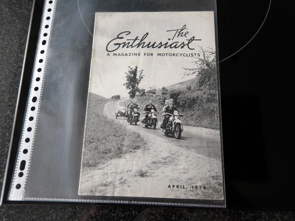 Harley Davidson The Enthusiast April 1939, Verzenden, Harley-Davidson of Buell