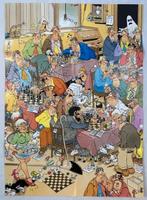 Jan van Haasteren Puzzel De Schaakclub 500 Stukjes compleet, Hobby en Vrije tijd, Denksport en Puzzels, Verzenden, 500 t/m 1500 stukjes