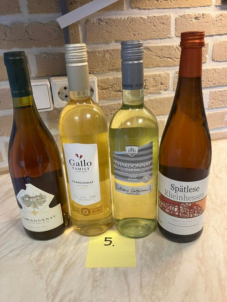 Witte wijn (5), Verzamelen, Wijnen, Ophalen of Verzenden, Zo goed als nieuw, Frankrijk, Witte wijn