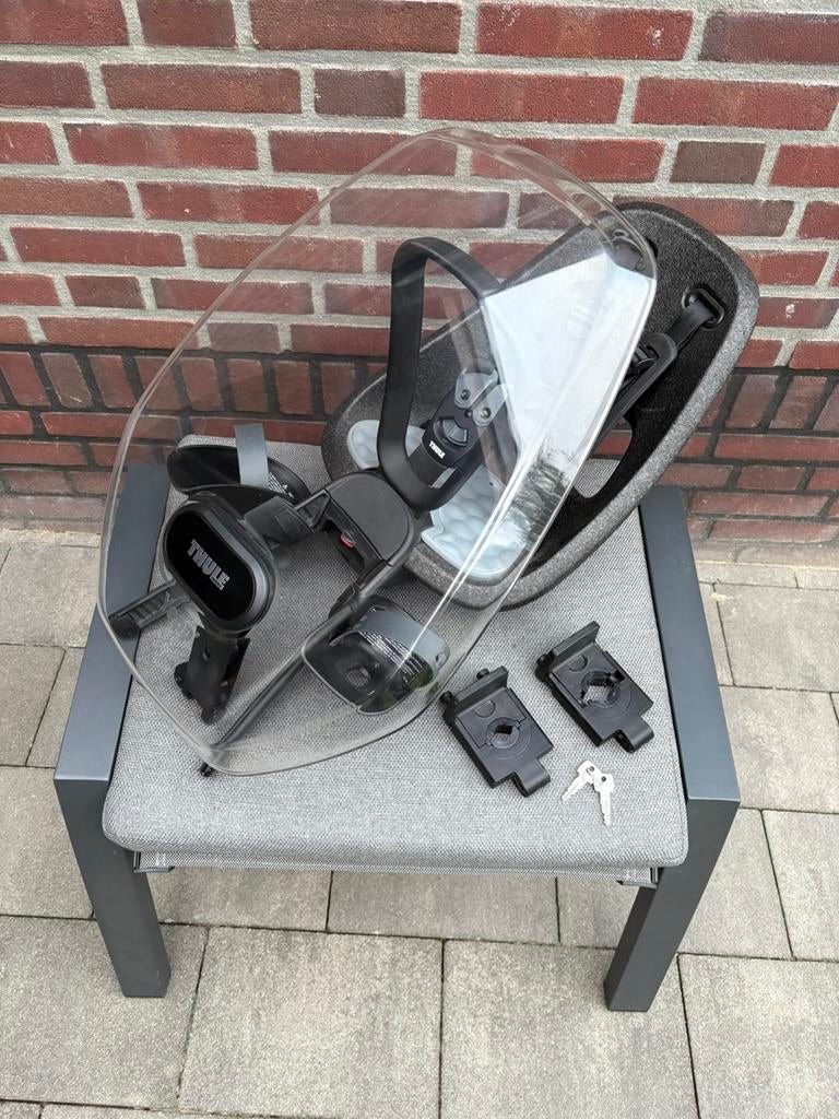 Thule Yepp nexxt mini 2 met accessoires, Voorzitje, Ophalen of Verzenden, 0 t/m 13 kg, Gebruikt
