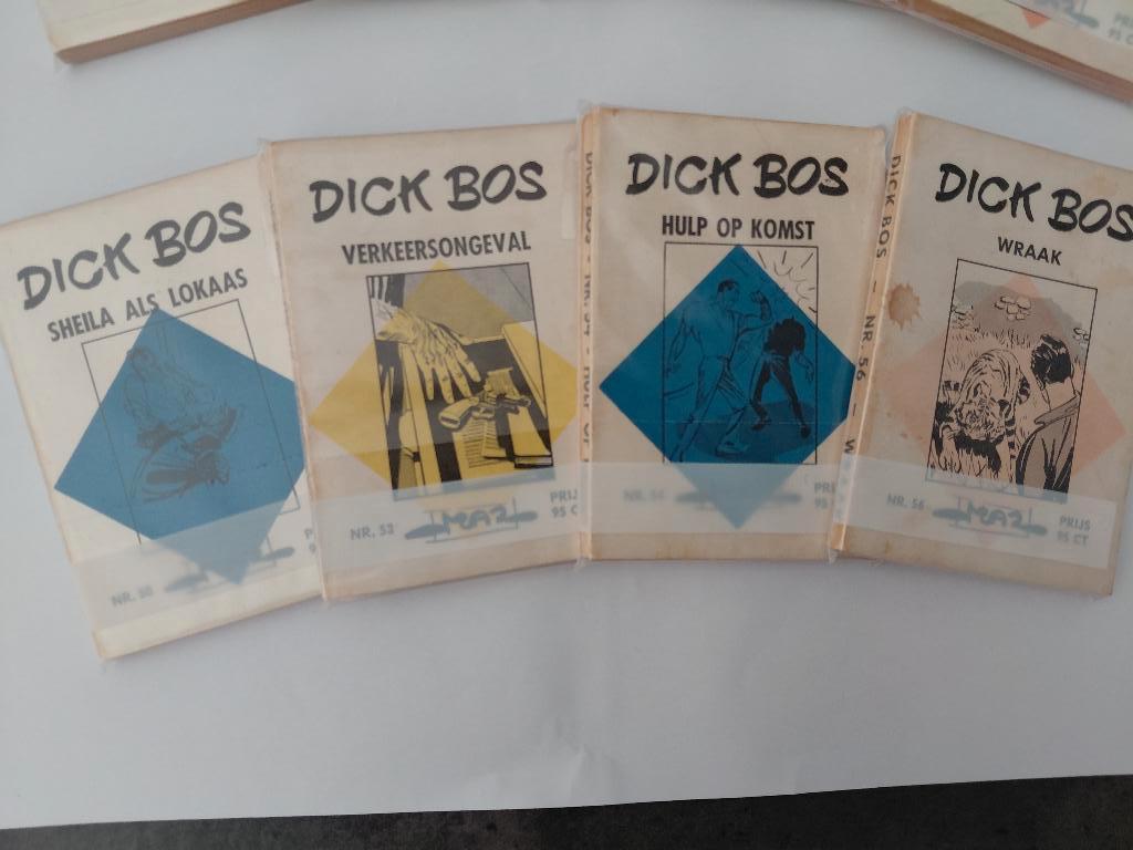 14x Dick Bos (nummers 50-72) Mazure jaren 60  (aanvulling), Boeken, Stripboeken, Gelezen, Alfred Mazure, Ophalen of Verzenden