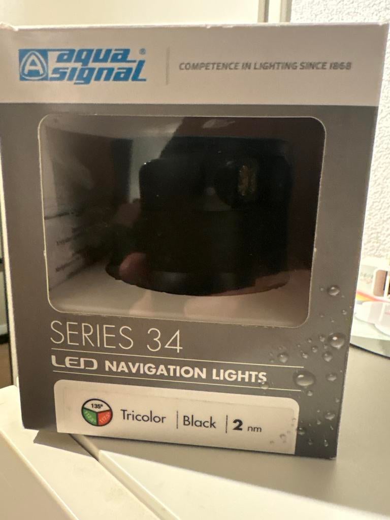 Aqua Signal Series 34 LED Tricolor Navigatieverlichting, Ophalen of Verzenden, Nieuw, Overige typen