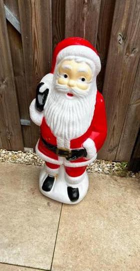 Kunststof kerstman 85 cm, Ophalen, Zo goed als nieuw