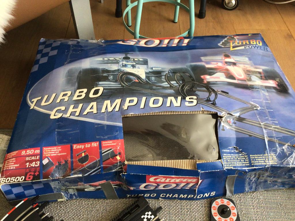 Racebaan Carrera GO Verstappen vs Hamilton 9 m, 1:43 looping, Carrera, Ophalen of Verzenden, Met looping, Elektrisch