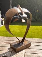 Love birds Bronzenbeelden-winkel Echt brons, Ophalen of Verzenden