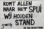 Maagdenhuis Spui Bezetting Studenten  1969, Ophalen of Verzenden, Zo goed als nieuw, 20e eeuw of later, Onbekend