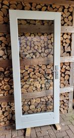 Buitendeur achterdeur 83.5X201.5 hardhout, Doe-het-zelf en Verbouw, Ophalen, Gebruikt, 80 tot 100 cm, Buitendeur