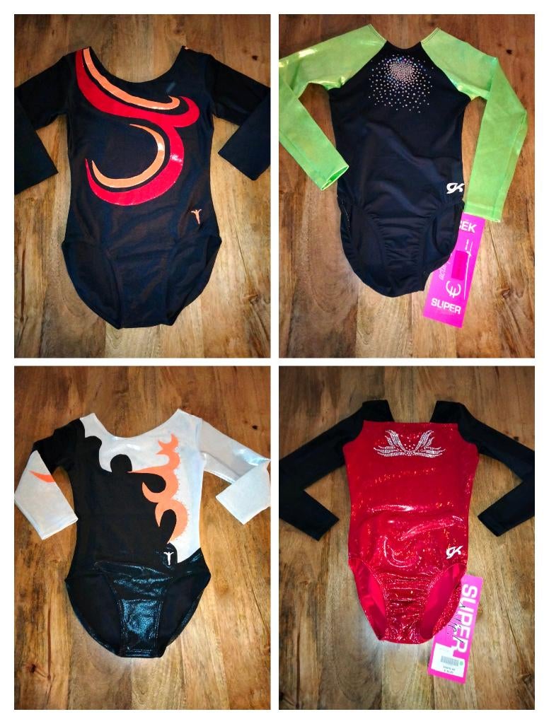 Diverse turnpakjes maat 168 nu in de Uitverkoop, Kindermaat 146 t/m 176, Ophalen of Verzenden, Nieuw, Turnpak(je)