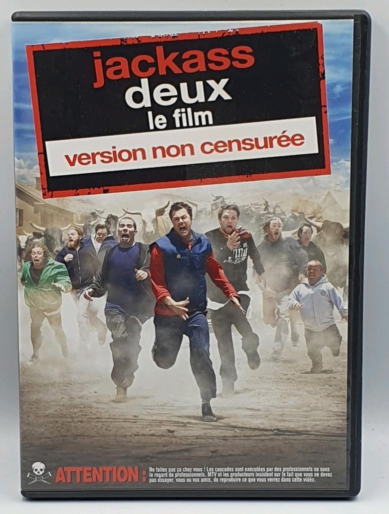 Te koop: Jackass Deux Le Film - Uncensored DVD, Vanaf 12 jaar, Ophalen of Verzenden, Zo goed als nieuw, Actiekomedie
