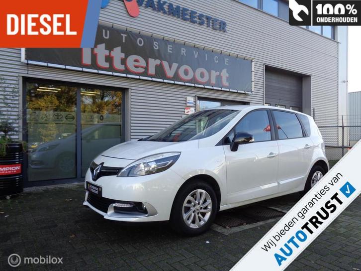 Renault Scenic 1.5 dCi Limited, Auto's, Renault, Bedrijf, Te koop, Scénic, ABS, Airbags, Airconditioning, Alarm, Bluetooth, Boordcomputer