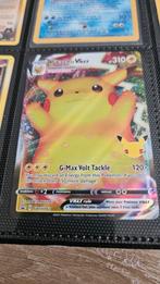 Pikachu VMAX SWSH062 Pokémon Kaart, Hobby en Vrije tijd, Ophalen of Verzenden, Zo goed als nieuw, Losse kaart, Foil