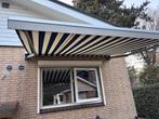 Zonnescherm 275 cm aluminium en doek en eén van 250 cm, Ophalen, Gebruikt, Knikarmscherm