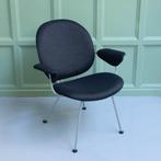Vintage Gispen Kembo fauteuil grijs, Ophalen of Verzenden, Zo goed als nieuw, 50 tot 75 cm
