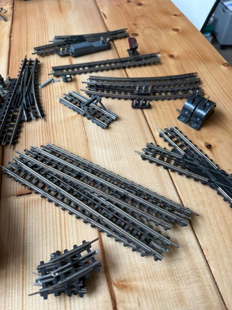 Nitrix spoor, Gelijkstroom, Trix, Rails, Ophalen of Verzenden