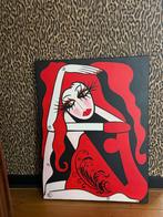 Acrylverf schilderij 'Red Hair' door Tetiana Gorbachenko, Ophalen of Verzenden