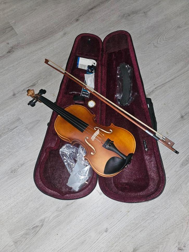Viool met koffer en strijkstok - Zo goed als nieuw, Muziek en Instrumenten, Strijkinstrumenten | Violen en Altviolen, Zo goed als nieuw