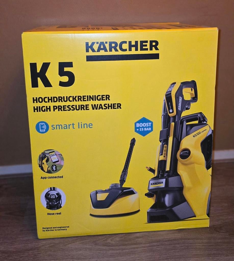 Kärcher K5 Premium Smart Control Flex Home Hogedrukreiniger, Doe-het-zelf en Verbouw, Reinigingsmachines, Nieuw, Overige typen