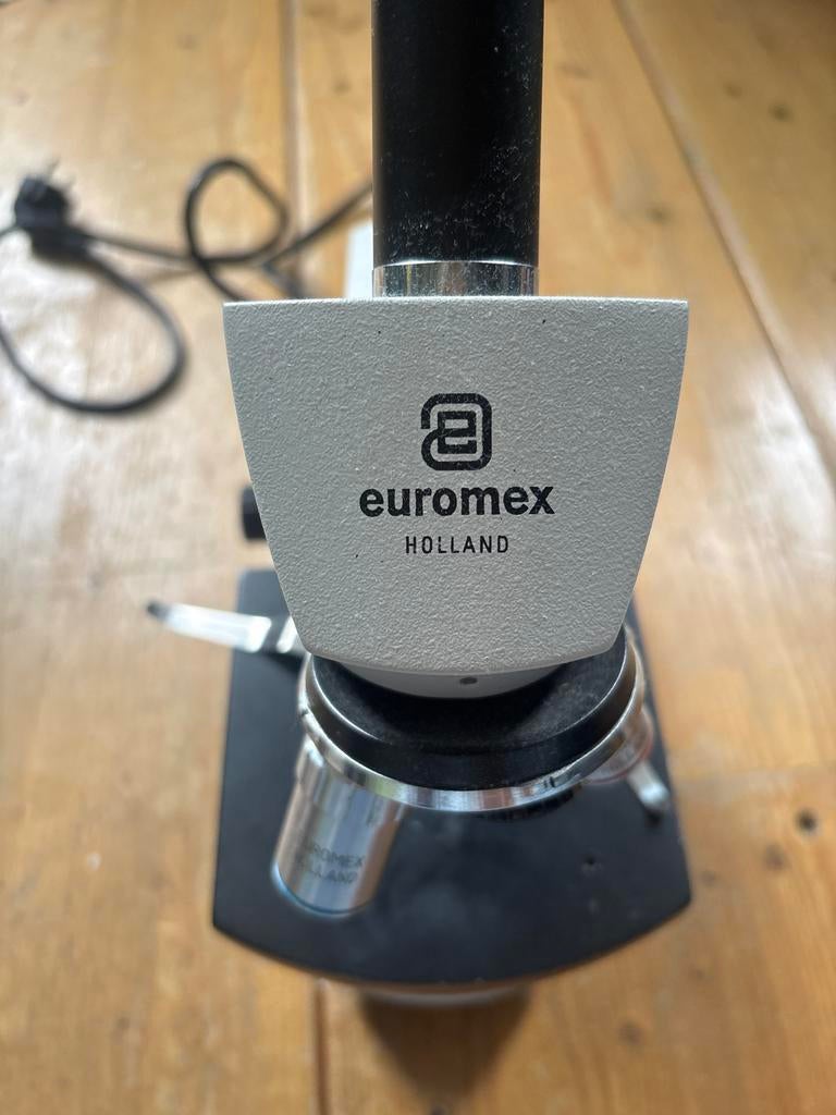 Euromex Holland microscoop, Verzenden, Zo goed als nieuw, 400x tot 1000x, Biologische microscoop