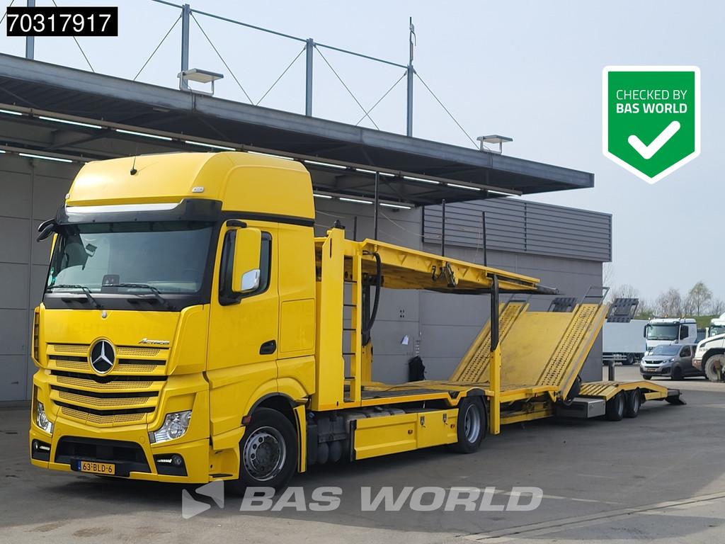 Mercedes Actros 1845 4X2 NL-Combi Car transporter GS Meppel, Automaat, Euro 6, Overige kleuren, Mercedes-Benz
