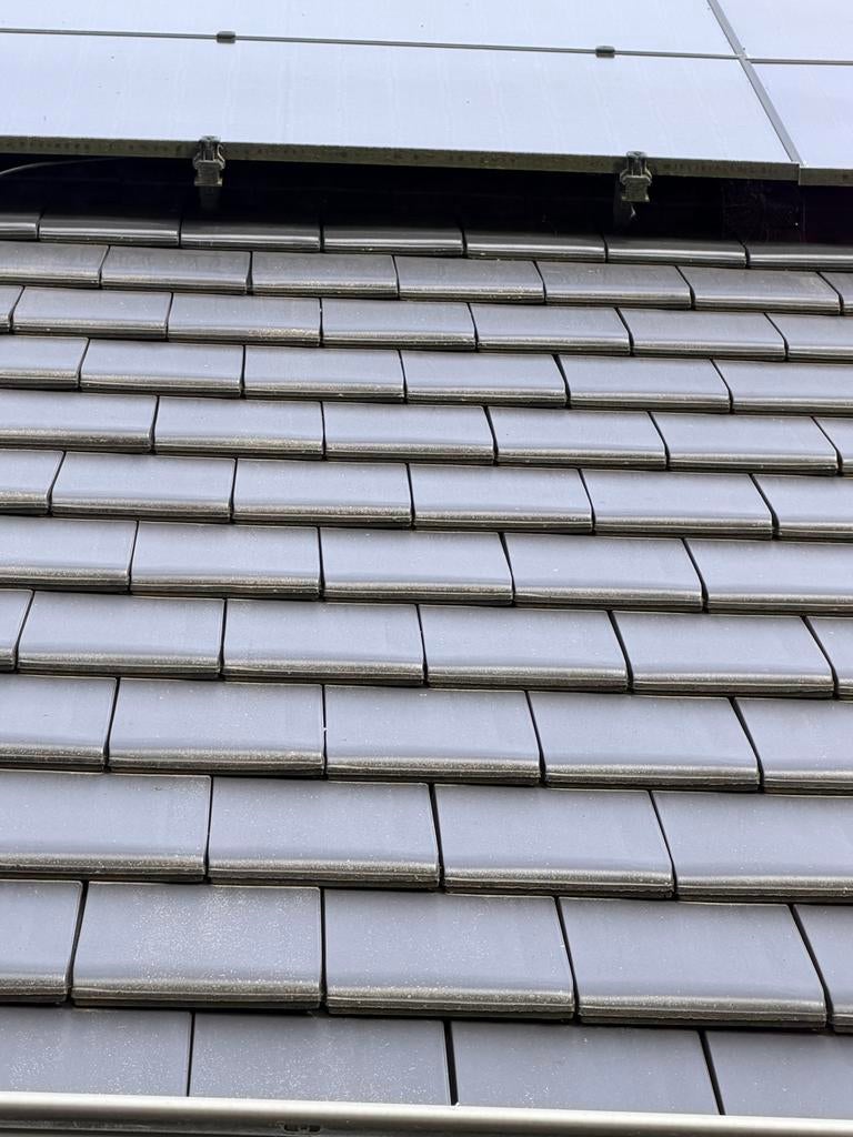 Monier vlakke keramische dakpannen - 380 stuks, Steen of Klei, Zwart, Nieuw, Ophalen of Verzenden